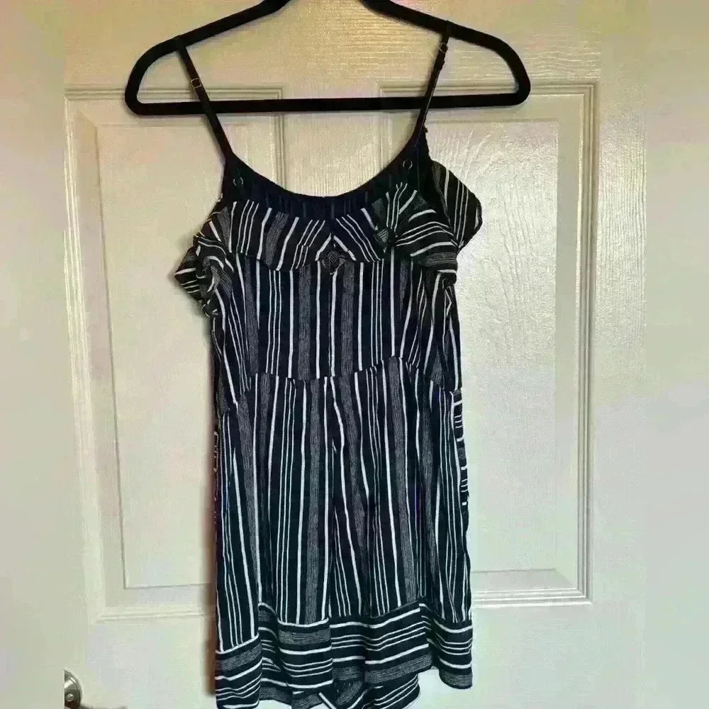 LOFT nautical classic ruffled romper size 0